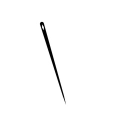 Sewing needle icon