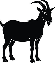 Obraz premium Bold Goat Silhouette