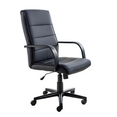 Fototapeta premium swivel office chair on transparent background png
