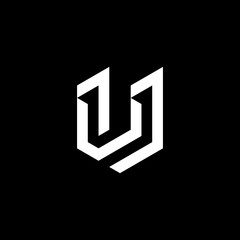 Fototapeta premium letter U logo