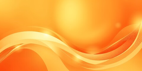 An abstract background with orange hues and flowing curves creating a dynamic composition