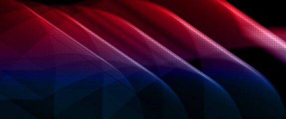 abstract pink and purple wave with motion blur and halftone texture