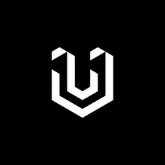 letter U logo