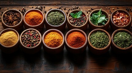 Colorful Spices Small Bowls 