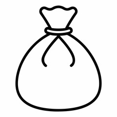 bag with dollar sign icon. money bag icon. dollar bag symbol. e commerce icon. dollar bag icon for app, ui and website.