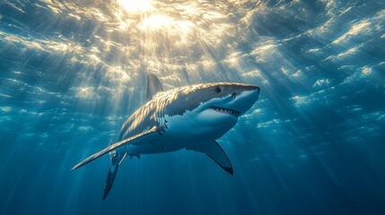 Obraz premium white shark