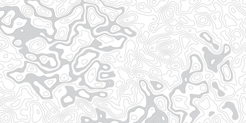 Abstract topography map contour line modern design with White background with topographic wavy pattern design. 