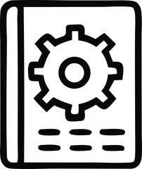 Cybersecurity Icon Set – 20 Modern Outline Icons for Data Protection, VPN, Encryption & Online Safety