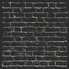 Textured monochrome brick wall background