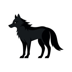 Gray Wolf Predator Animal Illustration