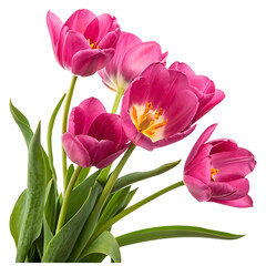 Tulip Flower transparent png .
