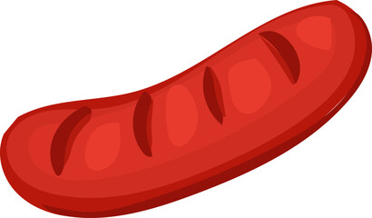 Hand-Drawn Sausage Illustration for Food Menu and BBQ Design