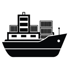 Obraz premium Cargo Ship International Freight Transportation and Maritime Logistics