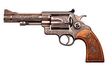 Antique Engraved Revolver