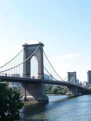 Obraz premium The Henry Hudson Bridge Located in Inwood Hill Park Manhattan.