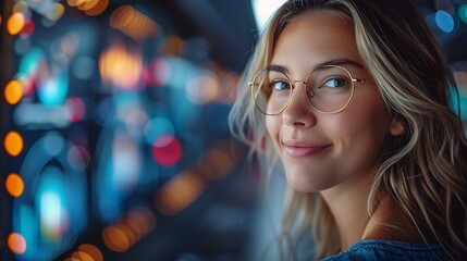 Futuristic digital marketing team exploring buyer personas to optimize SEM campaigns and create compelling content