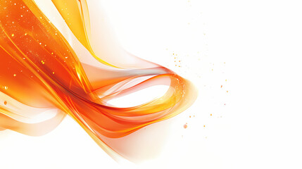 Banner materials, posters, and materials for making presentations. burning flames white background for text space. [Dream Architectures] | Fireglass Arches | burning curves. Illustration