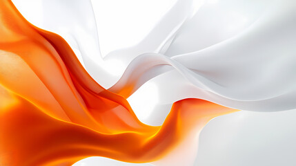 Obraz premium Banner materials, posters, and materials for making presentations. burning flames white background for text space. [Dream Architectures] | Fireglass Arches | burning curves. Illustration