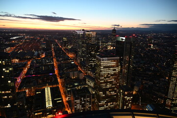 Frankfurt, abends