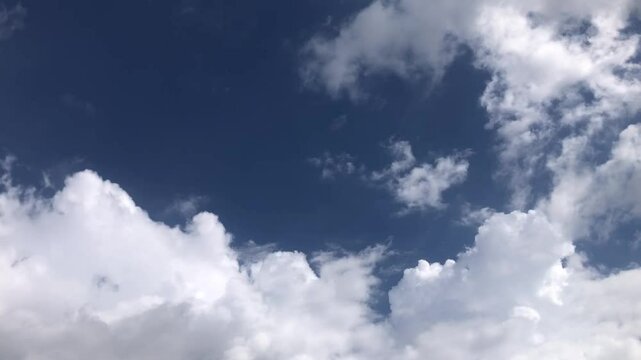 blue sky with clouds
