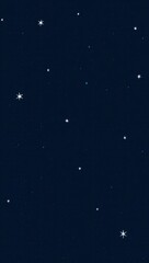 A Dark Blue Night Sky with sparkling stars. A sense of wonder and vastness. A multitude of bright stars against a deep blue canvas, creates a feeling of awe. 
