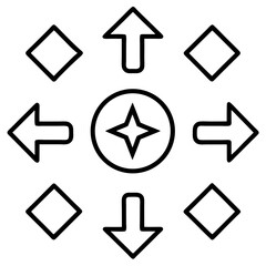 Black Arrow Vector Icon Pack