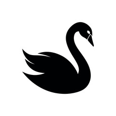 Mute Swan Wildlife Vector Design