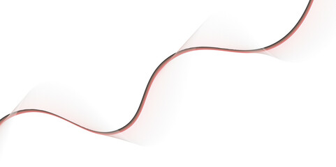  wavy curve line with digital future technology concept background. Line art striped graphic template, banner background. Modern abstract wave with colorful background. Dynamic wave pattern. Futuristi