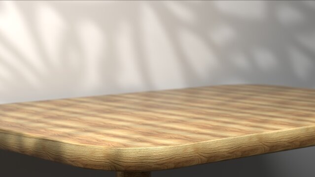 wooden floor and wall on white background