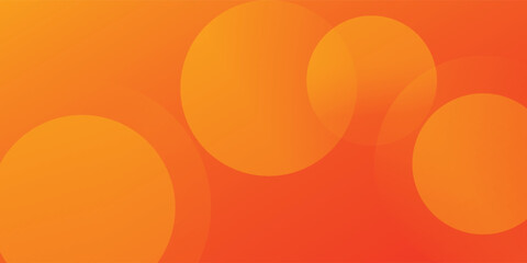 Orange elements with fluid gradient. Minimal geometric vector background