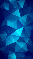 Fototapeta premium abstract blue triangle background