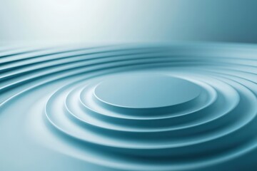 Soft Pastel Blue Gradient with Radial Glow and Blur Background