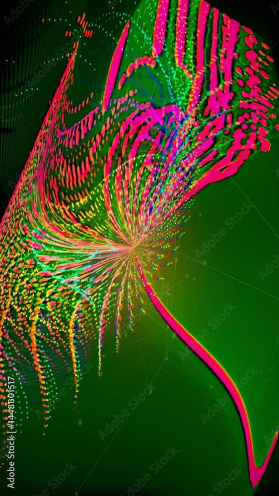 Poster Vivid colors and dynamic shapes come together in an abstract display, creating mesmerizing patterns that capture the imagination and evoke emotion