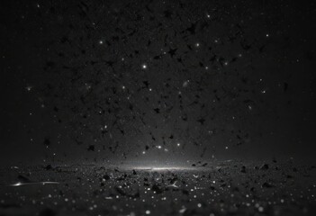 Obraz premium Inky black canvas sprinkled with countless brilliant stars , nebulae, sky, celestial bodies