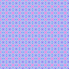 Geometric Cross Pattern in Pastel Colors