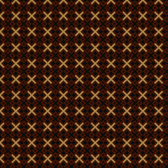 Geometric Cross Pattern in Earth Tones
