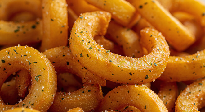 close up de aros de cebolla