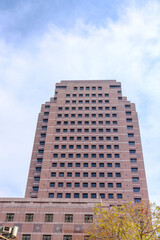 Fototapeta premium residential and commercial high-rise apartment commercial buildings in Singapore CBD