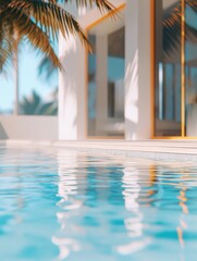 Swimming pool at a luxury resort