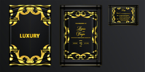 elegant wedding invitation cards set [Converted]