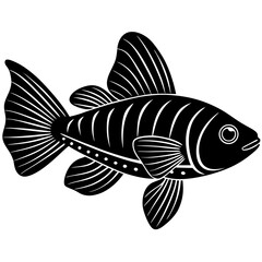 vector illustration of a fish