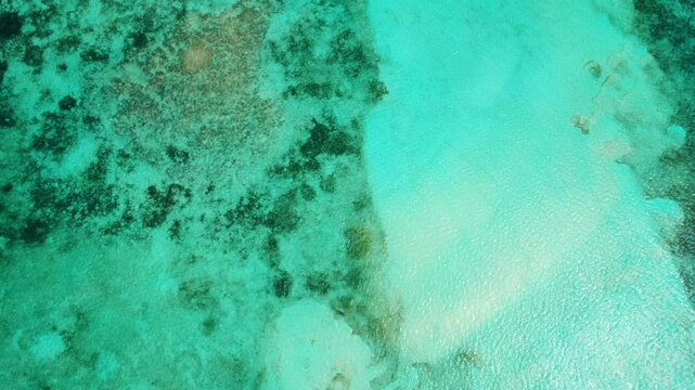 4K Aerial Drone Footage of Guyam Island in Siargao, Philippines &ndash; Tropical Sandbar, Clear Blue Water, and Palm Trees