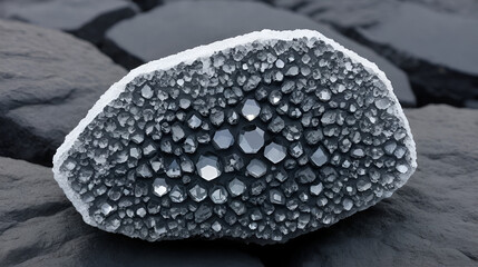 Crystal Of Analcime In A Vug In Volcanic Basalt