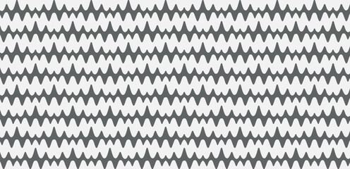 Seamless waveform pattern for music or health concepts. Zigzag Lines Texture.