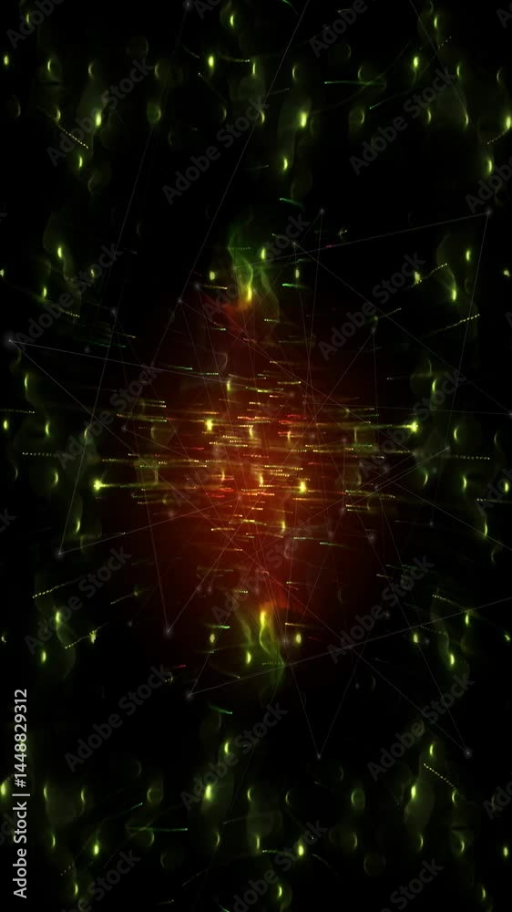 Aufkleber engage with captivating visuals depicting swirling cosmic formations and bright energy trails in a d