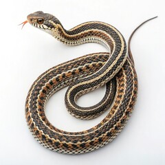 Obraz premium snake on a white background