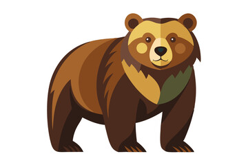 Brown bear cartoon