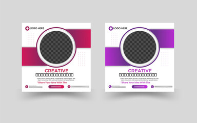 Creative and Modern Business Agency Social Media Post Design Template for Digital Marketing, Corporate Branding, Online Promotion, and Client Engagement