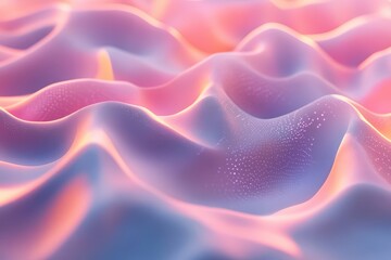 Obraz premium Soft Polygon Glow Layers on Pastel Rose to Lilac Gradient Background