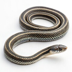 Fototapeta premium snake on a white background